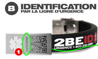 identification par la ligne d'urgence 2BEID