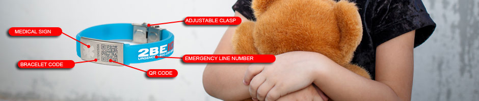 adjustable bracelets for children with qr code